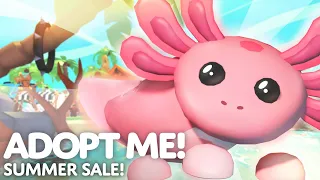 💸 SUMMER SALE & 2X WEEKEND! 🦎 New Axolotl Pet! 🐽 Adopt Me! on Roblox