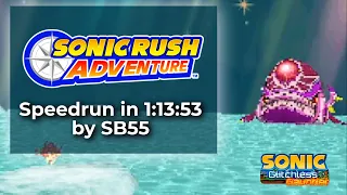 Sonic Rush Adventure by Speedbreaker55 in 1:13:53 - Sonic and the Glitchless Gauntlet