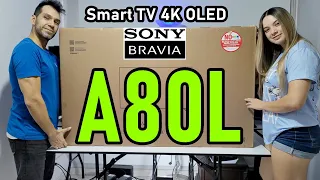 SONY A80L OLED: UNBOXING AND FULL REVIEW / Smart TV 4K Google TV Dolby Vision 120Hz 4K