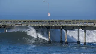 Closed Ocean Beach Pier suffers more damage from high surf