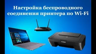 Подключение принтера Canon через Wi-Fi