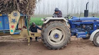 Farmtrac 60 // Dekho joor // Massey Ferguson 9500//sugarcane farming @kalamahalvlogs