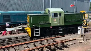 D9551 in its new livery on the seven valley railway June 3rd 2023