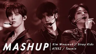 [Mashup] Red Moon x Red Lights x HALA HALA x Advice - Kim Wooseok / Stray Kids / ATEEZ / Taemin