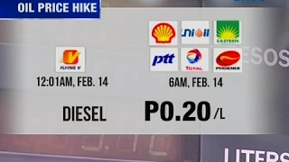 Saksi: Oil price hike