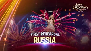 Tanya Mezhentseva - Mon Ami - First Rehearsal - Russia 🇷🇺 - Junior Eurovision 2021