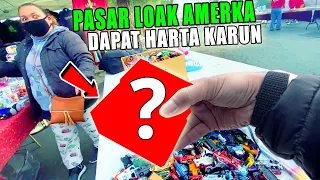 PERTAMA KALI KE PASAR LOAK AMERIKA STOCKTON BORONG HOT WHEELS HARTA KARUN