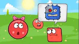 Red Ball 4 | Red Ball Girl Vs Rainbow Friends Boss In Stage 3