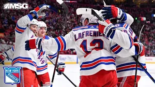 Alexis Lafreniere Scores Game Winning Goal in Hometown for New York Rangers First Win of Season