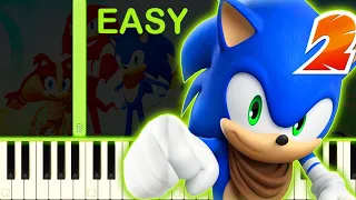 Sonic Dash 2 | Sonic Boom - EASY Piano Tutorial