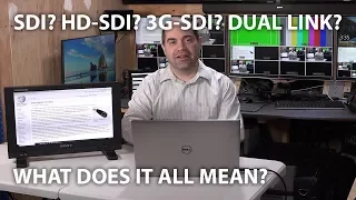 What's this about SDI Video? 3G? Level A? Level B? Dual Link?