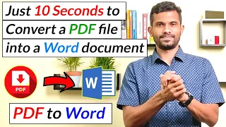 Convert a PDF file into a Word document
