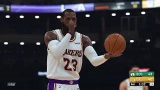 NBA 2K19 - Los Angeles Lakers vs Boston Celtics Full Match | PS4 Pro (4k 60fps)