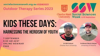 Kids These Days: Harnessing the Heroism of Youth w/ Professor Nevin Harper & Dr Will Dobud