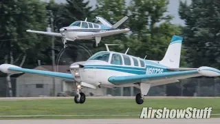 Beechcraft Bonanza Mass Arrival - EAA AirVenture Oshkosh 2018