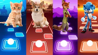 Cat - Dog - Fox - Sonic - Tiles Hop EDM Rush