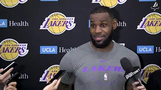 Training Camp: LeBron James (9/28/18)