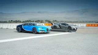 2018 Bugatti CHIRON vs Lamborghini VENENO Drag Race! Forza 7