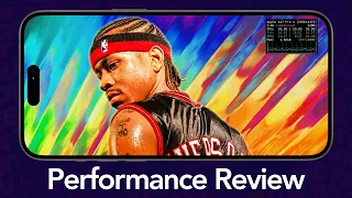 NBA 2K24 Arcade Edition Performance Review - Throttle nightmare on iPhone