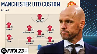 FIFA 23: NEW MANCHESTER UNITED CUSTOM FORMATION AND TACTICS