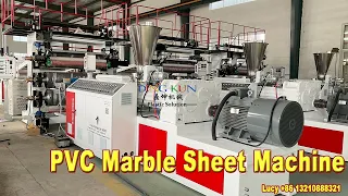 PVC Marble Sheet Machine / PVC Wall Panel Extrusion Making Machine
