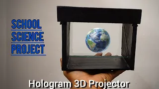 How to Make 3D Hologram Video Projector 🌍 | DIY #viral #trending #diy