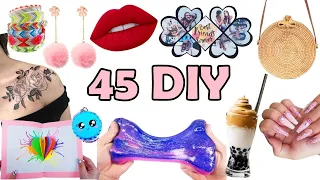 45 DIY PROJECTS TO MAKE WHEN YOU ARE BORED UNDER 5 MINUTES - QUARANTINE - BEST OF GIRL CRAFTS