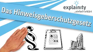 Das Hinweisgeberschutzgesetz einfach erklärt (explainity® Erklärvideo)