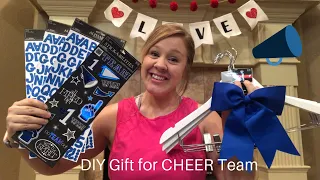 Cute and Easy DIY Gift for a CHEER/Sports team