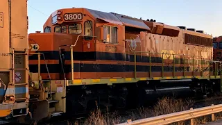 Foreign Power! Quebec-Gatineau Railway and BNSF on CPKC 137 at the Diamond