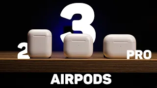 Что купить AirPods 3 vs Pro vs AirPods 2 ?