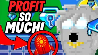 OPENING SUPER FIREWORKS IN GROWTOPIA | Giveaway + New Item