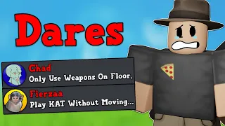 Roblox KAT Dares 2 (Funny)