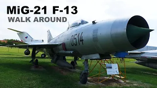 MiG-21 F-13 | walk around | 4K | Aviation Museum Kunovice 2021