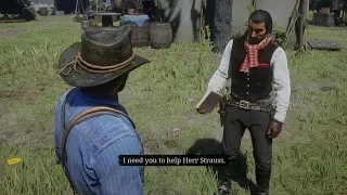 This Happens If You Dont Do Herr Strauss Mission (Hidden Dialogue) - Red Dead Redemption 2