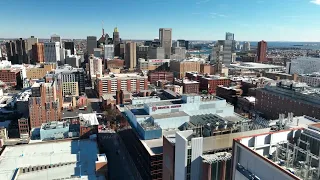 Baltimore, MD USA | 2023 4K Drone Footage of Baltimore's Waterfront