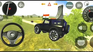 Dollar (song) New Car Simulator 3d Mahindra black  Thar😈 Driving - Indian Car Simulator 2024