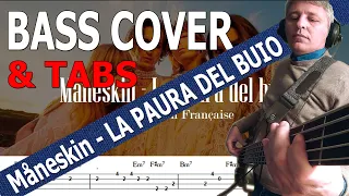 Måneskin - LA PAURA DEL BUIO (Bass Cover ) + TABS