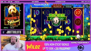 Major Wins!! Mega Big Win From Pandas Fortune!!