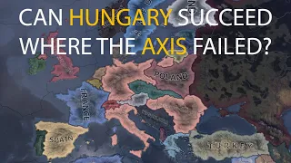 HOI4 Timelapse - What if Hungary controlled all of the Axis in WW2?