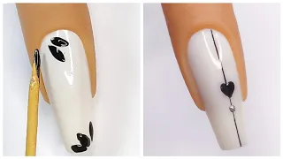 Unhas decoradas simples passo a passo com palito