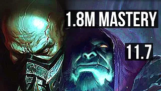 URGOT vs YORICK (TOP) | 9/1/4, 1400+ games, 1.8M mastery, Godlike | EUW Diamond | v11.7