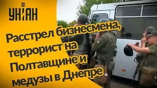 Расстрел бизнесмена в Киевской области, террорит на Полтавщине и медузы в Днепре