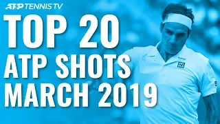 Top 20 ATP Tennis Shots from March 2019!