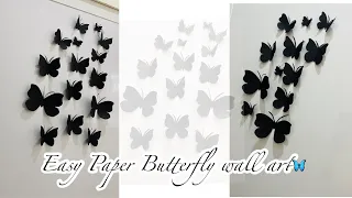 How to make paper butterfly wall decor