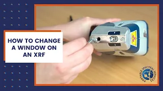 How to change a window on a Bruker S1 TITAN XRF Analyzer