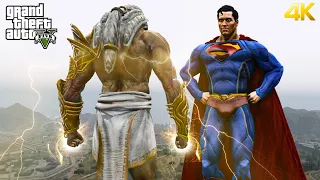 GTA 5 - Superman VS Zeus | Epic Death Battle!