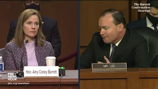 WATCH: Sen. Mike Lee questions Supreme Court nominee Amy Coney Barrett