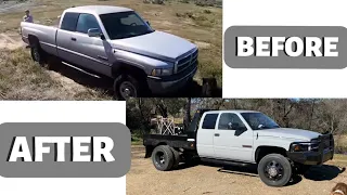 Restoring a Dodge Cummins. 2 year project(my Grandmas old truck)