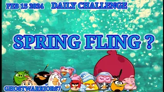 Angry birds 2 Daily Challenge Today 2024/2/15 & 2024/2/16 Made it!! before King Pig Panic